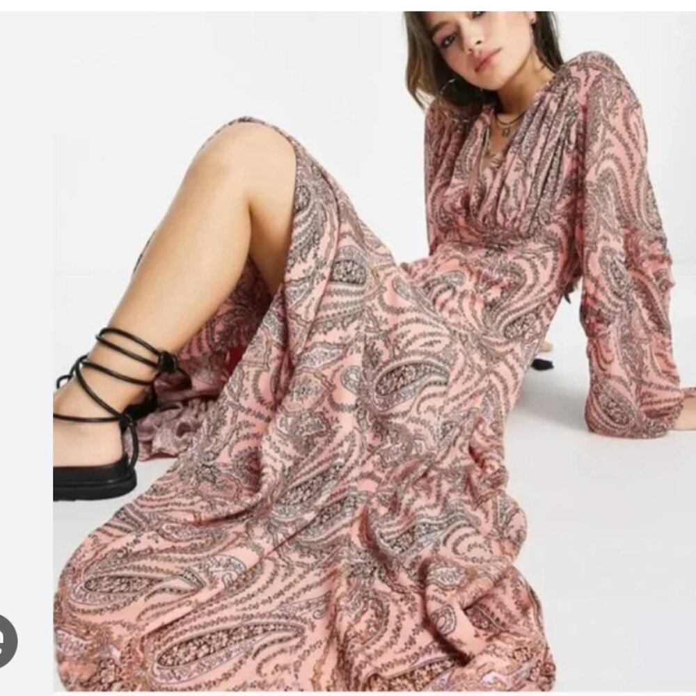 Free People Mirage maxi dress NWT 4